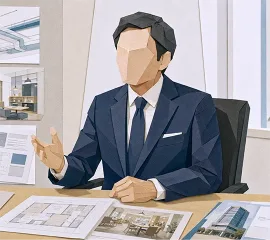 社員への思いを語る代表取締役